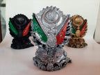 Ottoman Empire Coat of Arms Marble Statue,  historical collectible gifts, SILVER