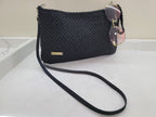 The Elegant Black Crochet Handbag - Handmade Evening Shoulder Bag by Seval Özsoy - Luxury Hand-Knitted Crossbody - Versatile Party Purse