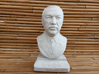 Recep Tayyip Erdoğan Bust, World Leaders Series Statue, Collectible Marble Dust Figurine, Office Desk Decor, Executive Gift