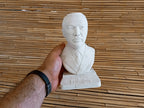 Recep Tayyip Erdoğan Bust, World Leaders Series Statue, Collectible Marble Dust Figurine, Office Desk Decor, Executive Gift