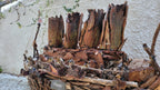The Vintage Titanic Driftwood Boat Large Wooden Historical Ship Model Homeartparis production