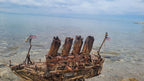 The Vintage Titanic Driftwood Boat Large Wooden Historical Ship Model Homeartparis production
