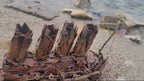 The Vintage Titanic Driftwood Boat Large Wooden Historical Ship Model Homeartparis production